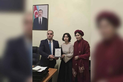 Fortepiaonoçumuza "Qalib ölkənin qalibləri 2022" mükafatı verilib
