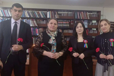 Kitabxanada “Bəşər tarixində qara səhifə” adlı tədbir baş tutub