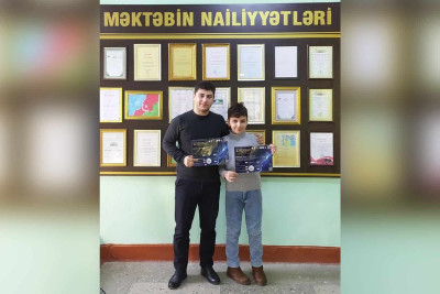 Sumqayıtlı şagird I dərəcəli Laureat olub