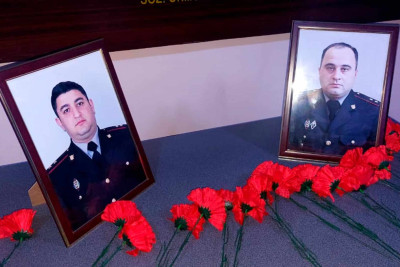 Dəm qazından boğulan polis leytenantı torpağa tapşırılıb