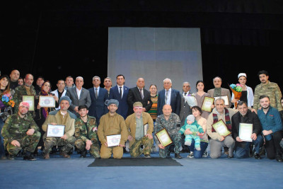 Sumqayıt Dram Teatrı tamaşacılara "Missiya" səhnə əsərini təqdim edib