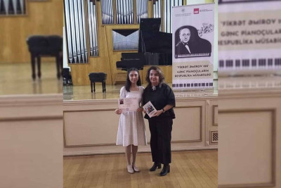 Məktəblimiz gənc pianoçuların Respublika Müsabiqəsində mükafatlandırılıb