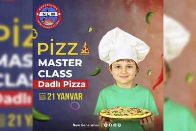 Pizza hazırlamaq üzrə ustad dərsi təşkil olunacaq
