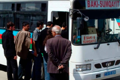 Bakı-Sumqayıt avtobuslarında gediş haqqı qalxdı
