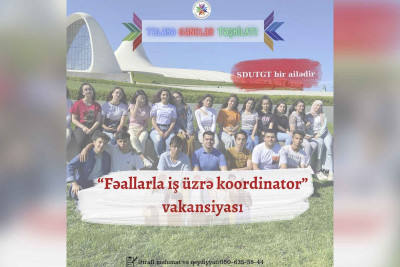 SDU tələbələri üçün “Fəallarla iş üzrə koordinator” vakansiyası var
