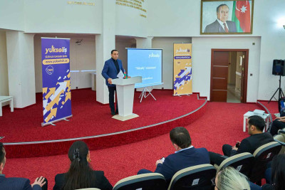 “Yüksəliş” müsabiqəsinin İşçi Qrupu Sumqayıt sakinləri ilə görüşüb