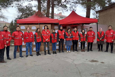 Sumqayıtda yaşayan ehtiyaclı ailələrə humanitar yardım edilib