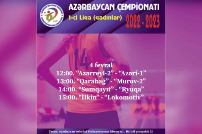 Qadın voleybolçularımız Azərbaycan çempionatında mübarizə aparacaqlar