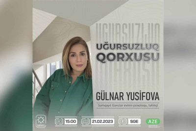 Gənclər “Uğursuzluq qorxusu” adlı təlimə qatıla bilərlər