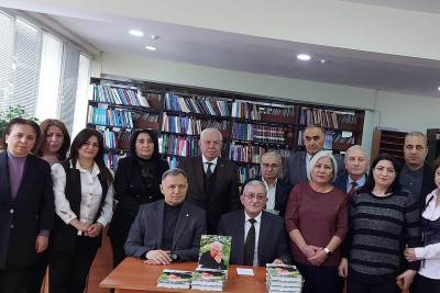 Mərkəzi kitabxanada “Eyruzun ömür kitabı” adlı kitabın təqdimatı baş tutub