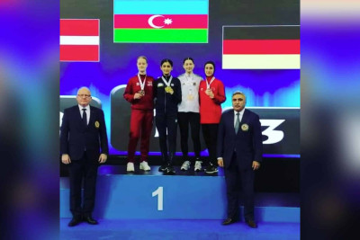 Karateçi Aysu Əliyeva Avropa çempionatını qazanıb