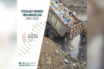 Poliqonda 7 tondan çox yararsız məhsul məhv edilib
