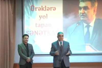 Əməkdar artistin yaradıcılıq gecəsi təşkil olunub