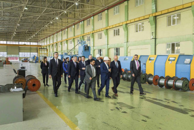 Sumqayıt Kimya Sənaye Parkında görüş keçirilib
