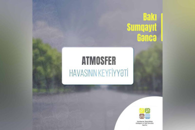 Sumqayıt havasının bugünkü vəziyyəti açıqlanıb