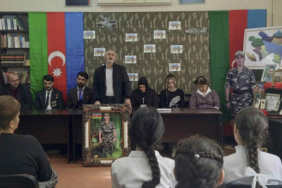 Şəhid kəşfiyyatçı Romir Əliyevin xatirə günü baş tutub