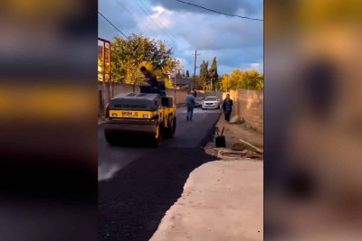 Milli Qəhrəman, şəhid Oqtay Gülaliyevin yaşamış olduğu küçə asfaltlanıb