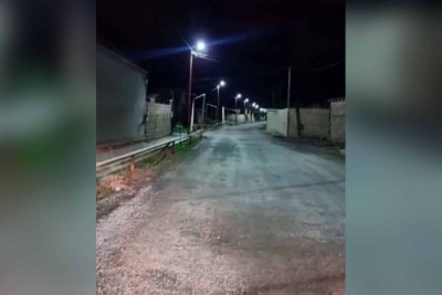 Sumqayıt: 76-cı məhəllənin bir hissəsi işıqlandırılıb