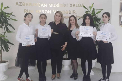 Şagirdlərimiz beynəlxalq müsabiqədə mükafatlandırılıblar