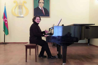 Uşaq Musiqi Məktəbində ustad dərsi təşkil olunub