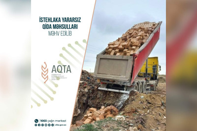 60 ton qida məhsulu məhv edilib