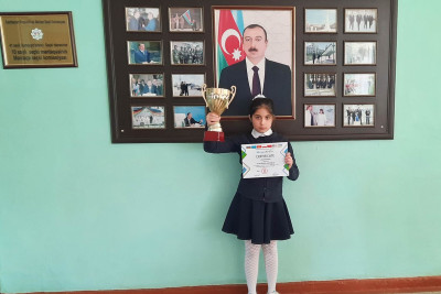 İbtidai sinif şagirdi “Magic Brain - 2023”də mükafatlar qazanıb