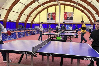 Sumqayıtda stolüstü tennis turnirinin qalibləri təltif olunublar