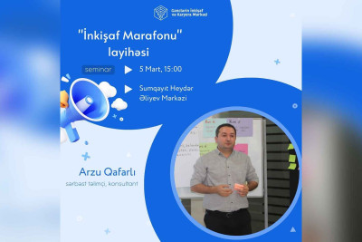 Sumqayıtda “0-dan biznesin qurulması və inkişafı” təlimi baş tutacaq