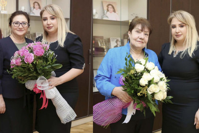 İdarə müdiri Əməkdar təhsil işçilərini təbrik edib