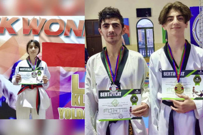 Liqa döyüşləri: taekvondoçularımızdan 1 qızıl və 2 gümüş medal