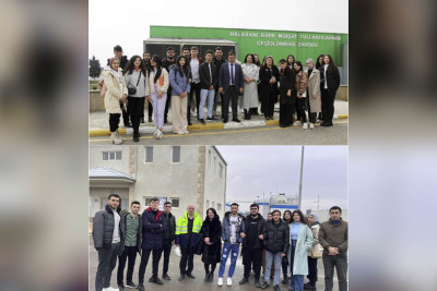 SDU-nun gənc ekoloqları sənaye müəssisələrinə ekskursiyaya gediblər