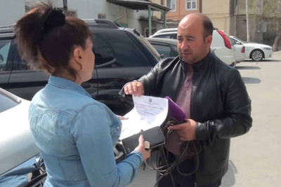 Sumqayıtda sürücüyə yad adamın cəriməsi gəldi