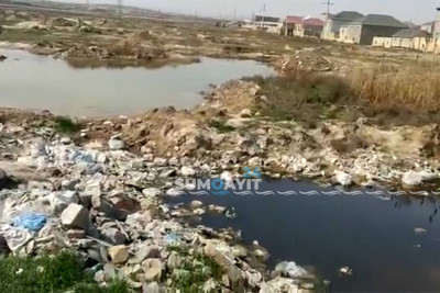 “Mero” kimi tanınan ərazidə çirkab sular ətrafa axıdılır