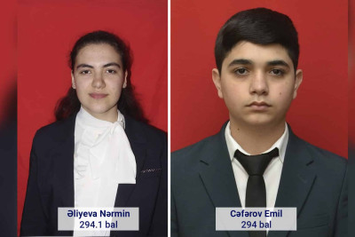İmtahanda Sumqayıtın adını ucaldan şagirdlər