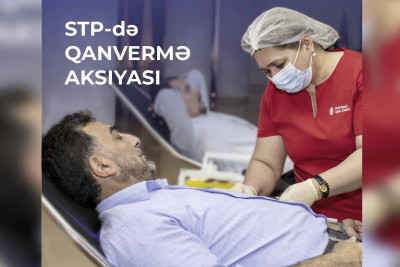 STP-nin əməkdaşları könüllü qan veriblər
