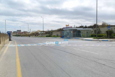 Novxanı-Sumqayıt yolunda piyadalara yol verilmir