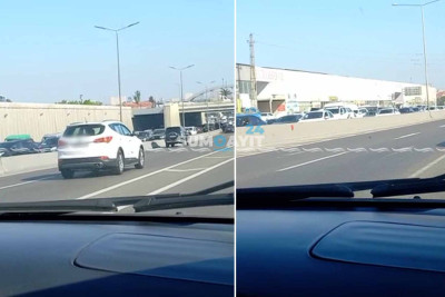 Bakı-Sumqayıt yolunda qəzalar uzun tıxac yaradıb