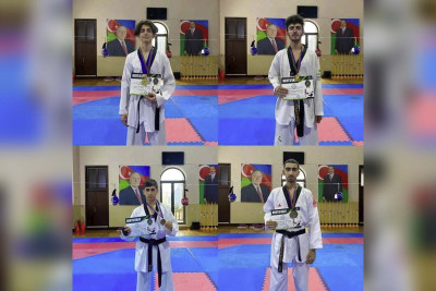 Taekwondoçularımız liqa döyüşlərində uğur qazanıblar