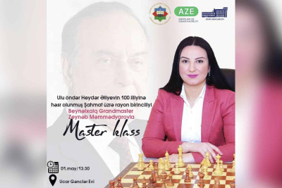 Qrosmeyster Zeynəb Məmmədyarova master-klas keçirəcək