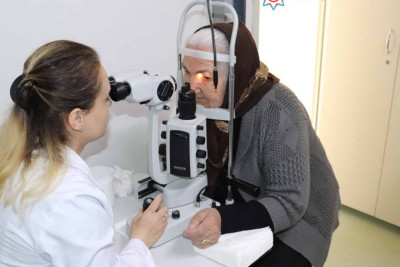 Sumqayıtda oftalmoloji müayinə aksiyası keçirilib