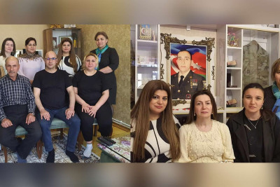 1 nömrəli ASM-in kollektivi şəhidin və qazinin evində olub