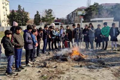 Sumqayıt məktəbində fövqəladə hallarla bağlı təlim olub