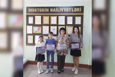 İncəsənət Məktəbinin şagirdləri mükafatlandırılıblar