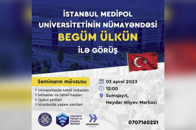 Türkiyə universitetinin nümayəndəsi Sumqayıtda seminar keçirəcək