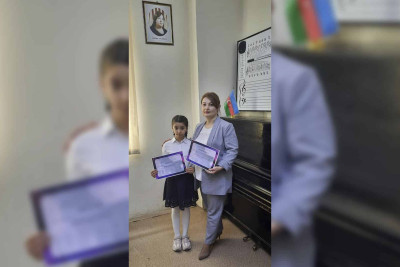 Məktəblimiz beynəlxalq müsabiqədə birinci dərəcəli laureat adını qazanıb