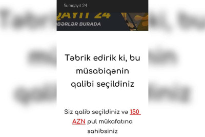 Dələduzlar Sumqayıt24-ün adından istifadə edirlər