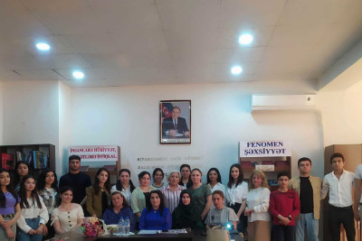 Sumqayıtda şairə Gülnarə Cəmaləddinlə görüş keçirilib