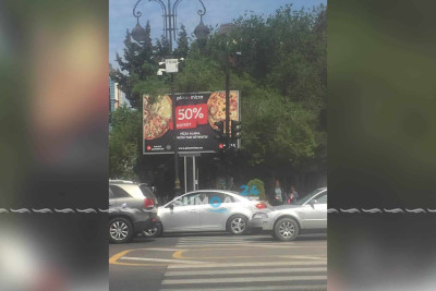 Sumqayıtın mərkəzində səhərdən etibarən işıqforlar işləmir