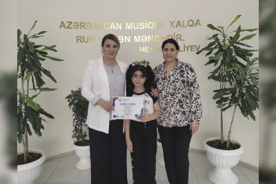 Sumqayıtlı kiçik musiqiçi İspaniyada 2-ci yer tutub