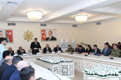 Sumqayıtda şəhid ailələri və qazilərlə görüş keçirilib